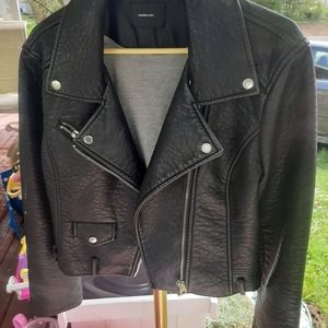 Leather jacket womens